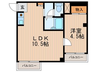 フローレンス山本の物件間取画像